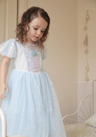 Load image into Gallery viewer, Sapphire Fairyfloss Princess Birthday Party Dress with cape - Fox Baby & Co