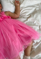Load image into Gallery viewer, Florence Floral Birthday Tulle Dress - Pink (pre order) - Fox Baby & Co