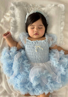Load image into Gallery viewer, Kids little girls Ballerina Princess Tutu Dress - Blue - Fox Baby & Co