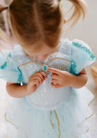 Load image into Gallery viewer, Snow Queen Princess Birthday Party Dress Costume with cape - Fox Baby & Co