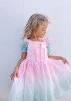 Load image into Gallery viewer, Rainbow Pastel Mermaid Princess Party Dress Costume - Fox Baby & Co