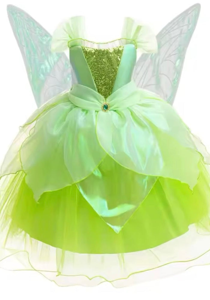 Tinkerbelle Fairy Princess Dress & matching Wings - Fox Baby & Co