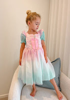 Load image into Gallery viewer, Rainbow Pastel Mermaid Princess Party Dress Costume - Fox Baby & Co