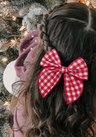 Load image into Gallery viewer, Christmas Large Statement Bow Clip (pre order) - Fox Baby & Co