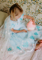 Load image into Gallery viewer, Snow Queen Princess Birthday Party Dress Costume with cape
