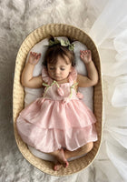 Load image into Gallery viewer, Spring Tulip Puff Frill Dress - Pink - Fox Baby & Co