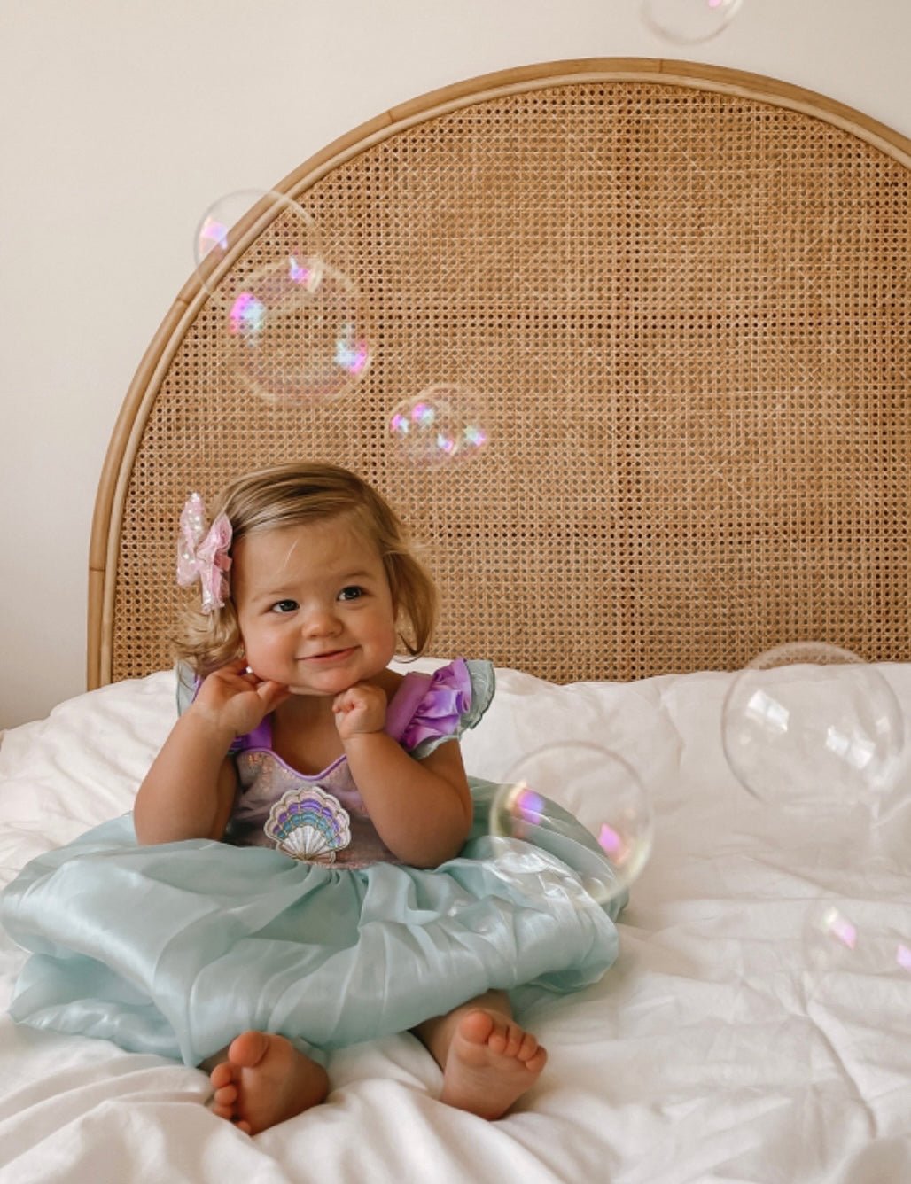 Seashell Mermaid Girls Birthday Party Dress – Fox Baby & Co