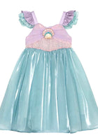 Load image into Gallery viewer, Seashell Mermaid Girls Birthday Party Dress
