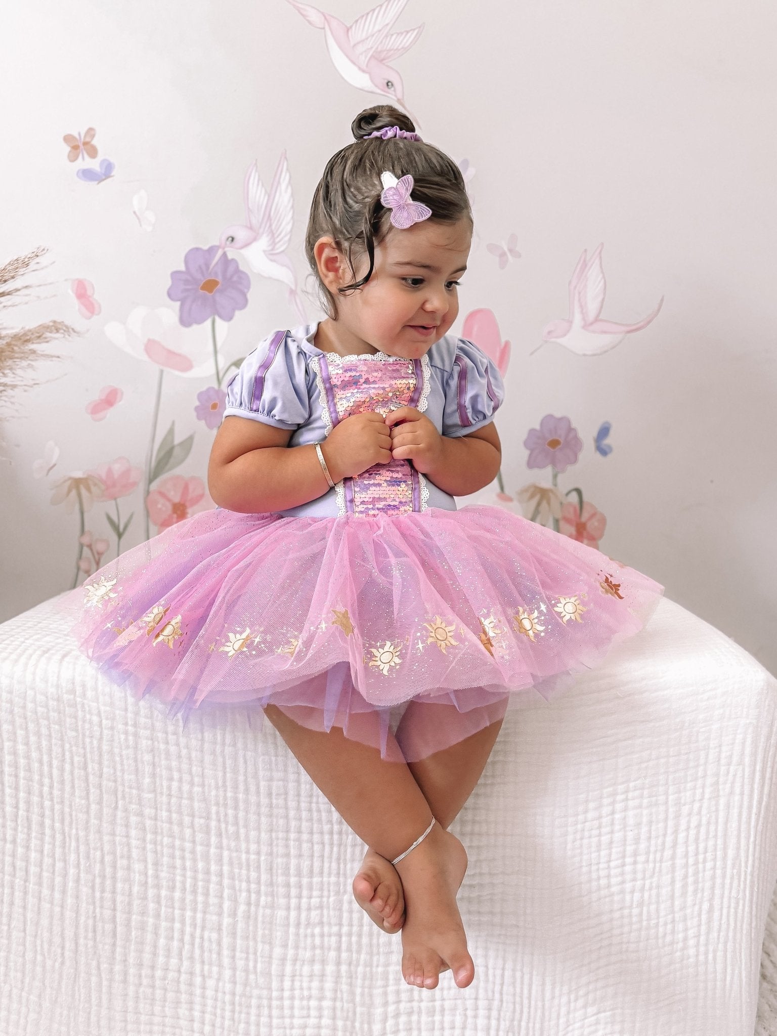 short white birthday dress Crochet Top Snow Flakes Ice Princess Costume Tutu Dress Set, Dress Only / 11 main image 0