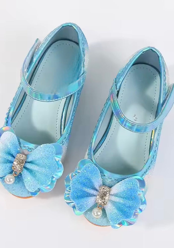 Little Girls My First High Heel Bow Princess Birthday Girl Shoe (pre order) - Fox Baby & Co