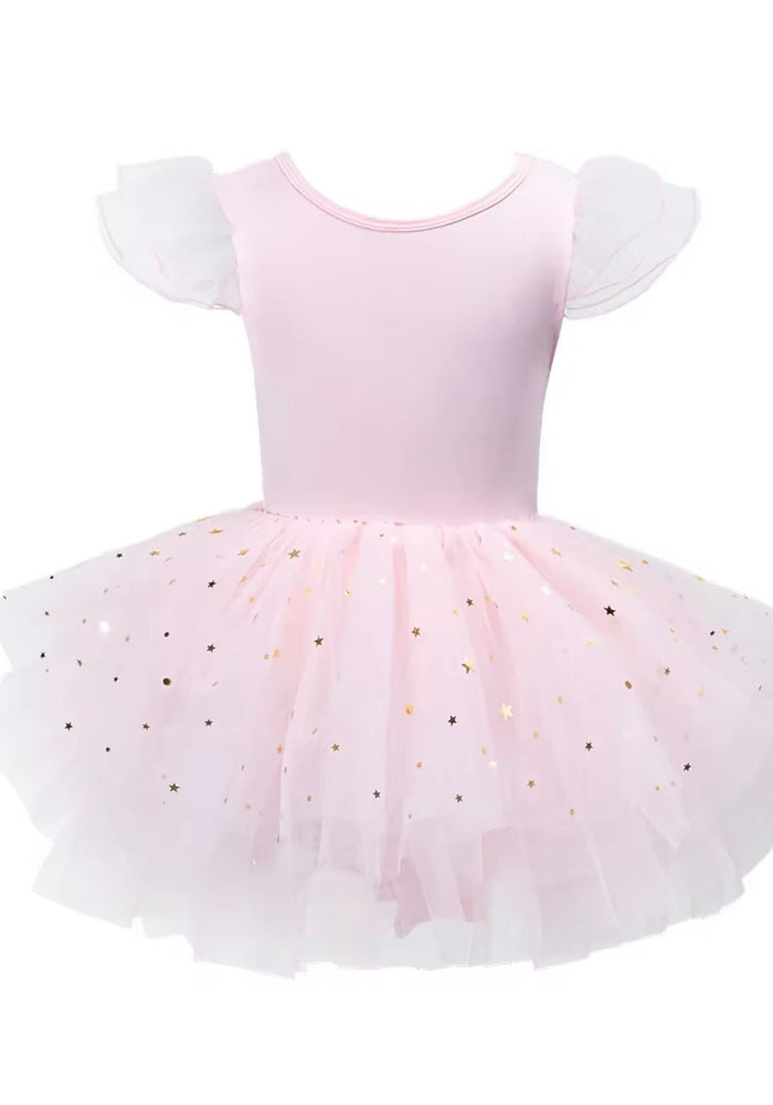 Ballerina Shimmer Tulle Tutu Leotard - Pink (pre order) - Fox Baby & Co