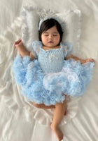 Load image into Gallery viewer, Kids little girls Ballerina Princess Tutu Dress - Blue - Fox Baby & Co