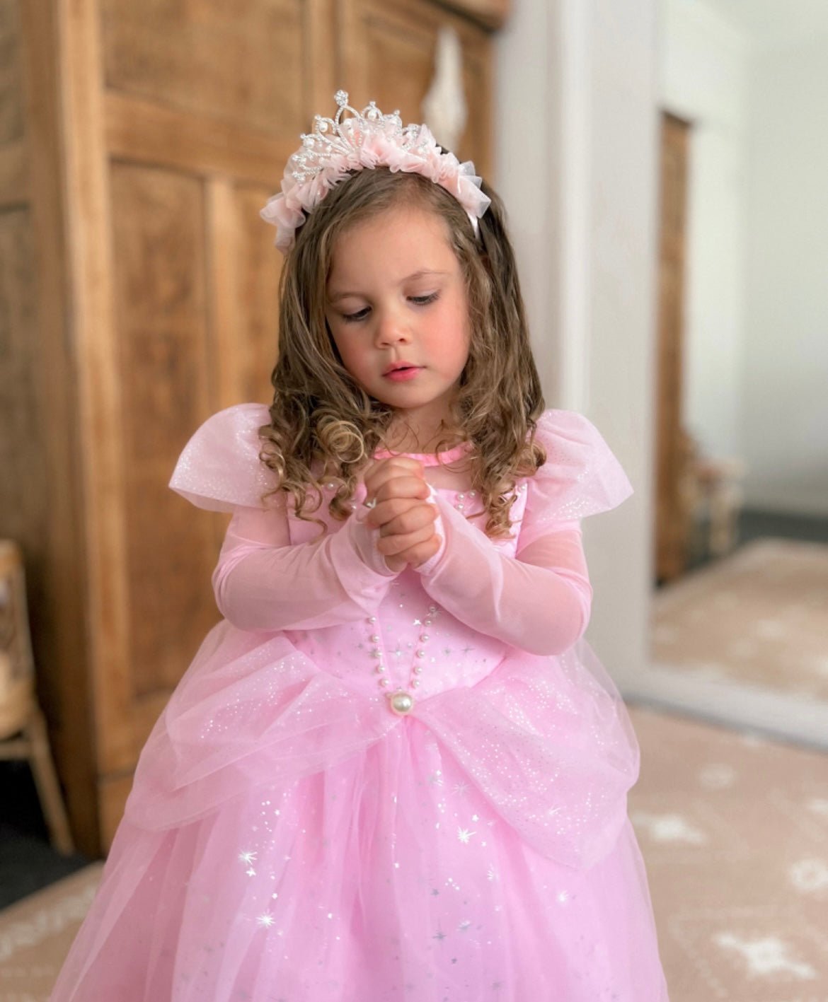 Limited Edition- Pink Wonderland Princess Birthday Long Sleeve