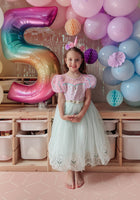 Load image into Gallery viewer, New Style Mermaid Princess Birthday Party Dress Costume
