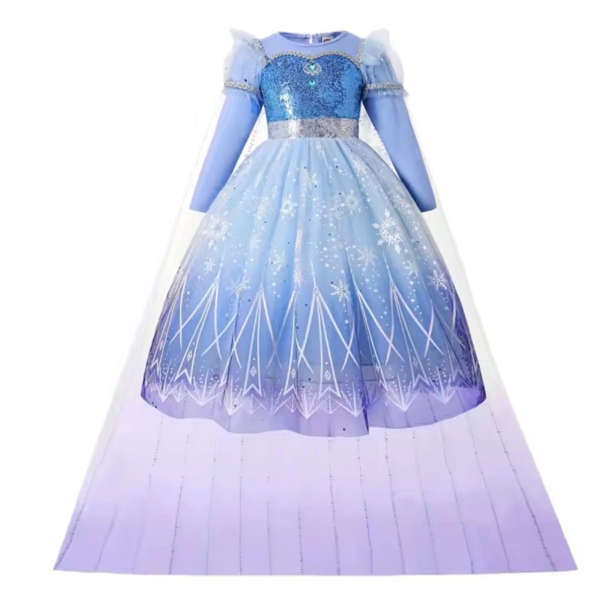 elsa dress long sleeve Snowflake Princess Costume with cape – Fox Baby & Co Pants size:29W / XS / 44 EUR Match Your Toddler or Ulla Johnson Anais Printed cybermonday23rerun