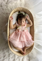 Load image into Gallery viewer, Spring Tulip Puff Frill Dress - Pink - Fox Baby & Co