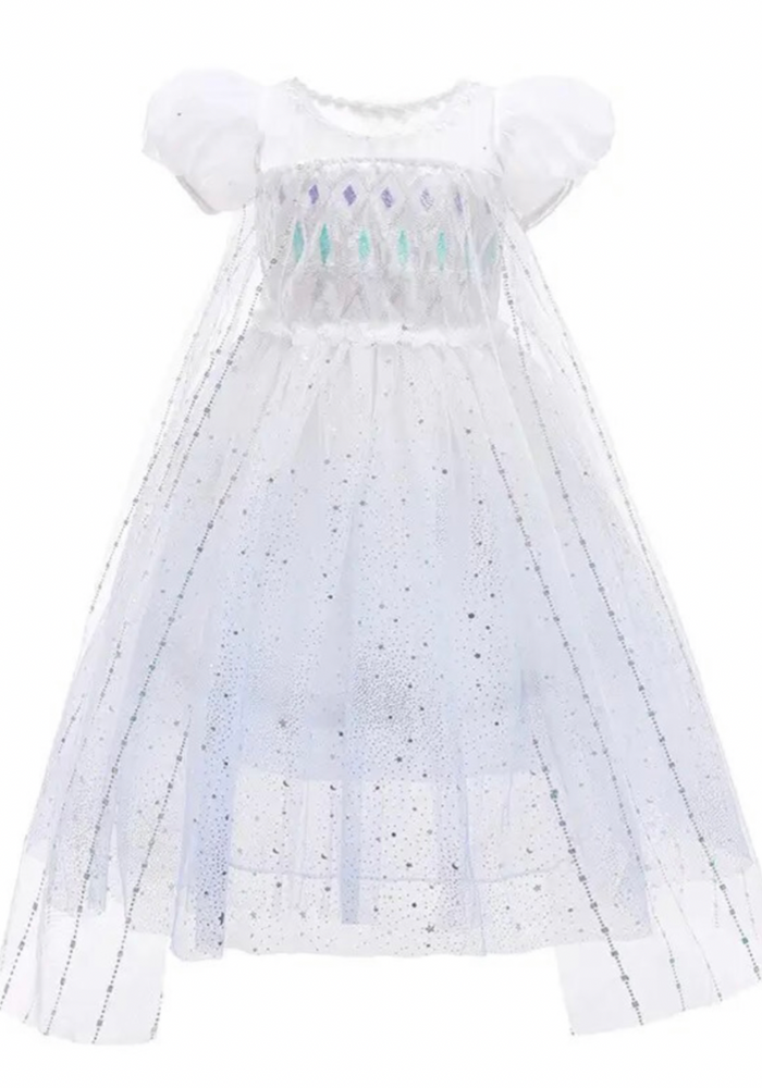White Snow Princess Birthday Party Dress (Pre order)