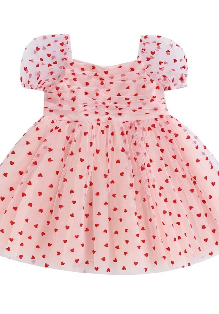 Kids girls XOXO Party Tulle Dress - Pink (pre order)