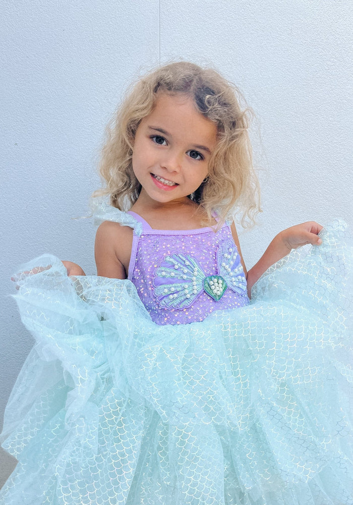 Mermaid Luxe Princess Birthday Party Dress - Fox Baby & Co