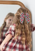 Load image into Gallery viewer, Christmas Large Statement Bow Clip (pre order) - Fox Baby & Co