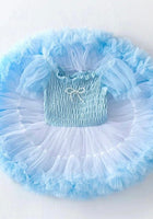 Load image into Gallery viewer, Kids little girls Ballerina Princess Tutu Dress - Blue - Fox Baby & Co