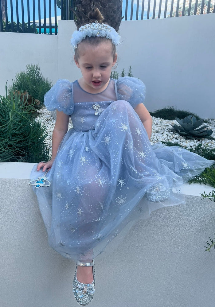 Snow Elsa Princess Birthday Party Dress Costume - Fox Baby & Co