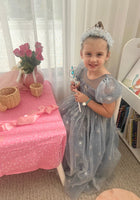 Load image into Gallery viewer, Snow Elsa Princess Birthday Party Dress Costume - Fox Baby & Co