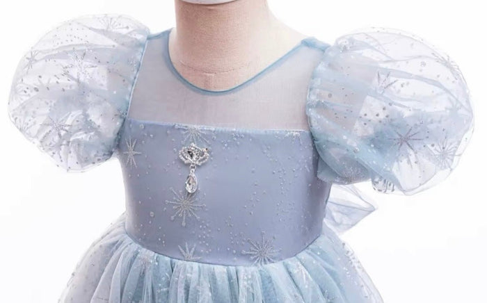 Snow Elsa Princess Birthday Party Dress Costume - Fox Baby & Co