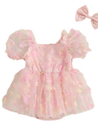 Load image into Gallery viewer, Kids little Girls Sweetheart Tutu Tulle Fairy Romper - Pink

