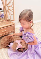 Load image into Gallery viewer, Kids little girls Talulah Flower Party Dress - Purple (pre order)
