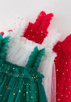 Load image into Gallery viewer, Little Girls Christmas Sparkle Tulle Dress (pre order) - Fox Baby & Co