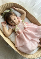 Load image into Gallery viewer, Spring Tulip Puff Frill Dress - Pink