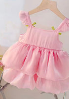 Load image into Gallery viewer, Spring Tulip Puff Frill Dress - Pink - Fox Baby & Co