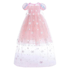 Pink Fairyfloss Princess Birthday Party Dress with cape