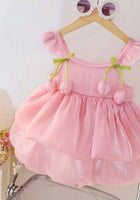 Load image into Gallery viewer, Spring Tulip Puff Frill Dress - Pink - Fox Baby & Co