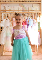 Load image into Gallery viewer, Magical Mermaid Luxe Princess Birthday Party Dress - Fox Baby & Co