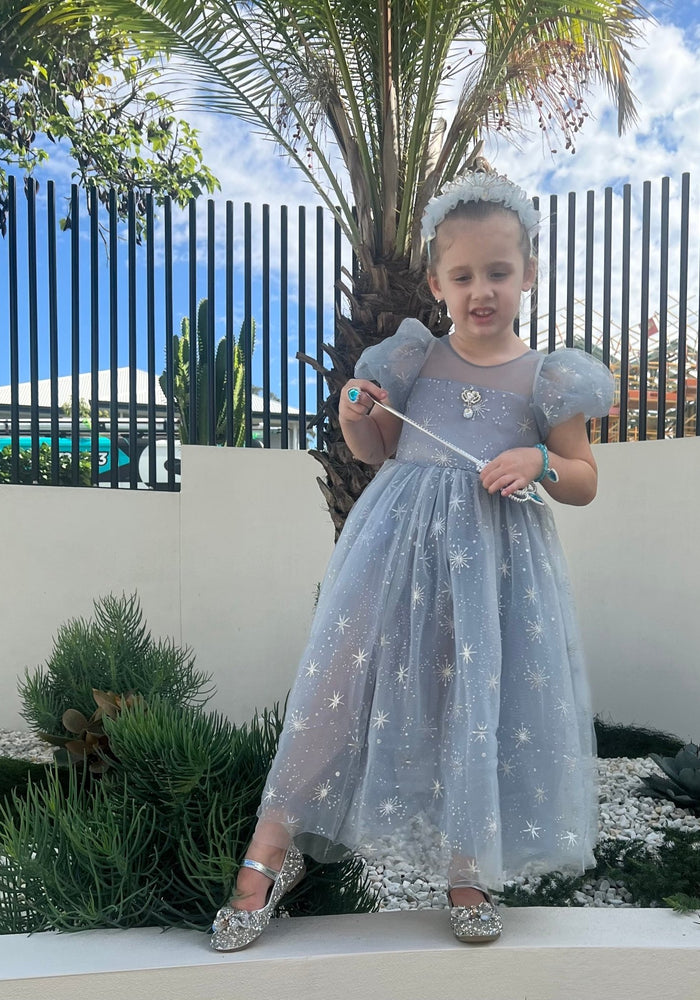 Snow Elsa Princess Birthday Party Dress Costume - Fox Baby & Co