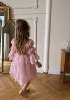 Load image into Gallery viewer, Flowergirl Sparkle Wonderland Long Sleeve Luxe Tulle Dress - Pink - Fox Baby & Co