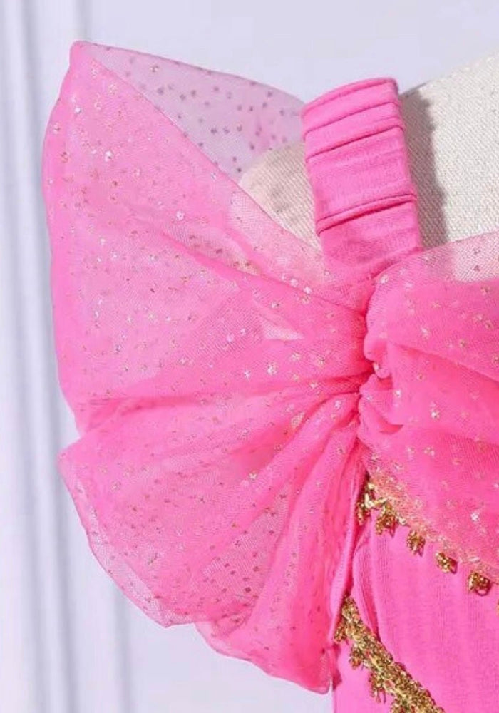 Pink Aurora Princess Luxe Birthday Party Dress Costume - Fox Baby & Co