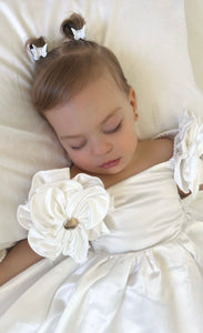 Kids little girls Talulah Flowergirl Party Dress - White