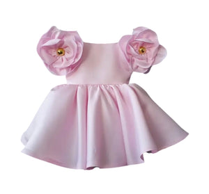 Kids little girls Talulah Flower Party Dress - Pink (pre order)