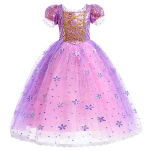 Rapunzel Princess Birthday Party Dress Costume