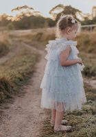 Load image into Gallery viewer, Enchanted Tulle Princess Tulle Birthday Dress Blue
