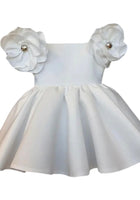 Load image into Gallery viewer, Kids little girls Talulah Flowergirl Party Dress - White
