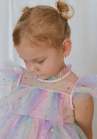 Load image into Gallery viewer, Enchanted Tulle Princess Tulle Birthday Dress Pink Rainbow
