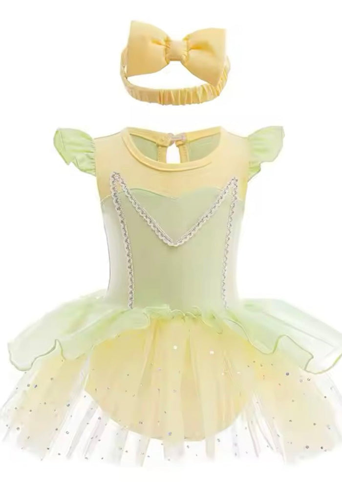 Baby Girls Beauty Tutu Tulle Romper with bow - Fox Baby & Co