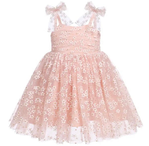 Birthday Tulle Frill Dress - Pink Daisy