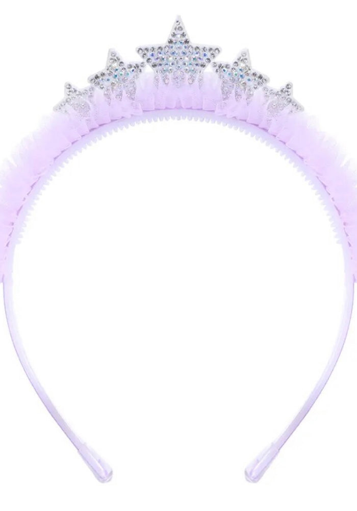 Purple Star Birthday Crown Headband