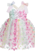 Load image into Gallery viewer, Birthday Tulle Frill Dress - Rainbow Butterfly
