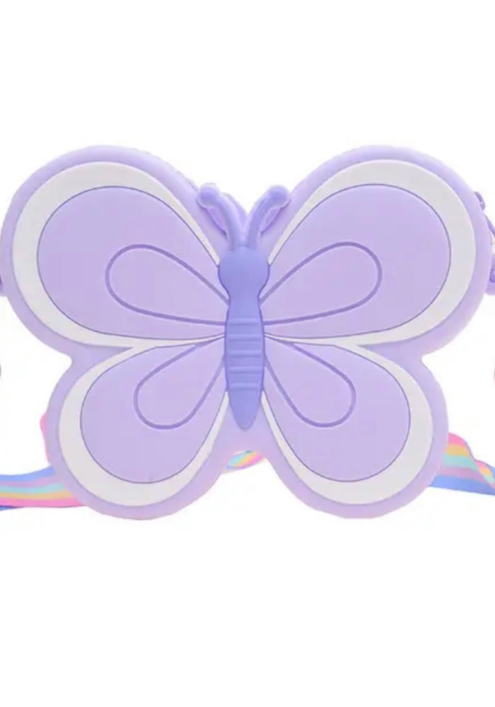 Pre order - Butterfly Kids Handbag - Purple